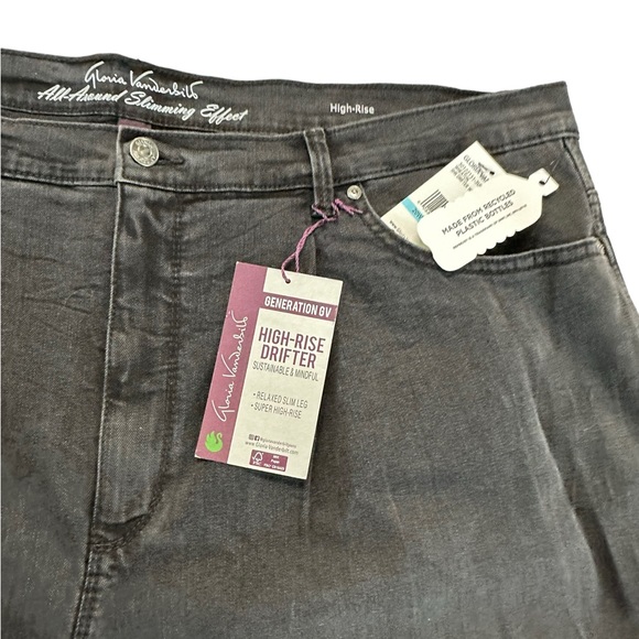 Gloria Vanderbilt Gray Wheaton All Around Slimming Effect High Rise Size 20W - Picture 14 of 17